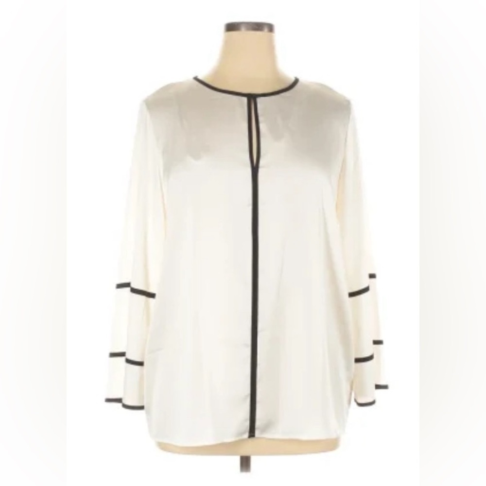 Donna Karan New York Long Sleeve Blouse. Size XL